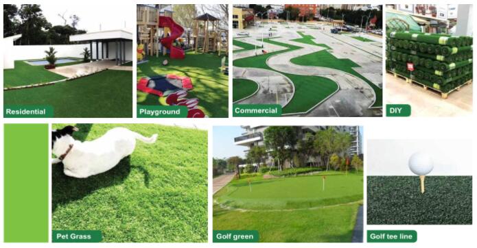 artificial grass application
